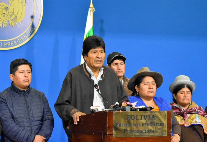 Bolivian President announces that general elections will be held again