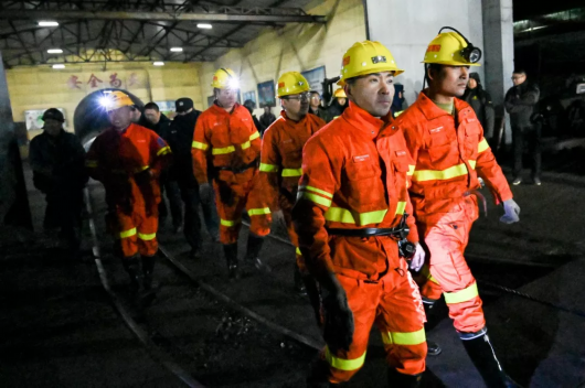 Pingyao Mine disaster in Shanxi Province Fifty-five people die