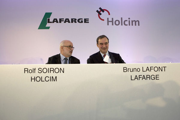 The road to the joint merger of the global cement giant, Lafarge